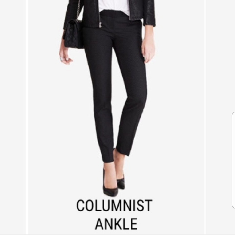 Express Black Columist Ankle Pants